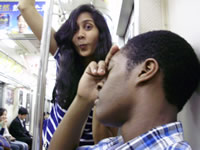Subway Sleeping